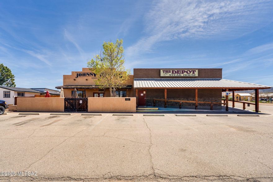 Historic Tombstone Opportunity | Turnkey Restaurant & Bar
Step into the spirit of the Old West at 60 S 10th St, Tombstone, AZ. This rare offering includes Johnny Ringo's Bar & Restaurant and The Depot Steakhouse, two iconic venues just steps from Allen Street in one of Arizona's top tourist destinations. This turnkey restaurant and bar includes all FF&E for immediate operation. Capture steady year-round foot traffic with indoor/outdoor seating, full bar service, and strong revenue potential. Own a true piece of Tombstone history while operating a proven hospitality concept in a high-demand location.