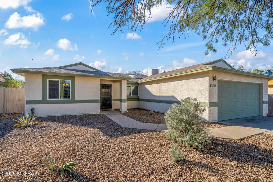 Seller will accept or counter offers between $299,990.-$310,000.This thoughtfully updated home is light, bright, and move-in ready! The floor plan features an open concept with vaulted ceilings and a split-bedroom layout. The flex space could be used as a dining room, office, or easily converted into a 3rd bedroom. Both bathrooms have been completely remodeled. The kitchen has brand new cabinets and quartz countertops. Fresh paint throughout the home's interior. The exterior was just re-stuccoed and painted. See the extensive list of owner improvements in the documents. ROOMS HAVE BEEN VIRTUALLY STAGED
