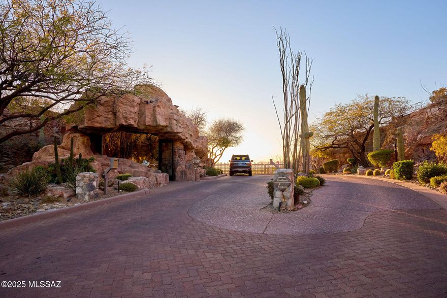 Set within The Canyons, the pinnacle of Catalina Foothills living, this 1.49-acre ridgetop homesite is one of the last true premier land offerings in Tucson's most exclusive guard-gated community. Elevated and gently sloping, it offers a highly buildable envelope--a rare advantage in a mountainside setting where many remaining lots are defined by steep terrain and expensive site work.

Here, the topography works for you. The natural pad easily supports a single-level luxury residence of approximately 6,000 sq ft, allowing you to invest in architecture and finish rather than heavy excavation. Orientation and elevation combine to capture unobstructed Catalina Mountain views, open Sonoran Desert vistas, and a dramatic sweep of city lights after dark.