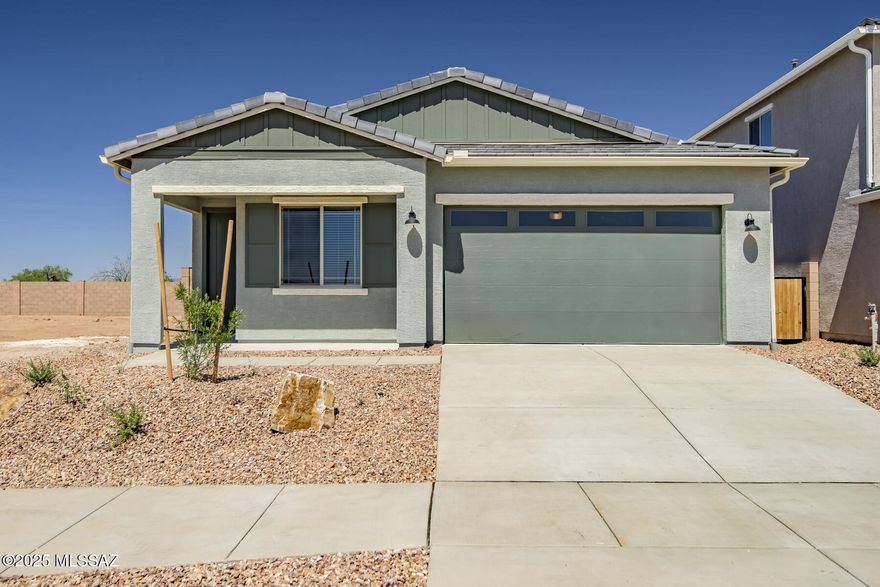 Discover the Payson by LGI Homes at Star Valley, a beautifully designed single-story home featuring four spacious bedrooms, two full bathrooms, and a modern open-concept layout. With soaring 10-foot ceilings and a seamless flow between the kitchen, dining area, and family room, this home is built to bring your family together. The Payson is loaded with curb appeal, and inside, you'll find space to relax, entertain, and grow. Whether it's quiet mornings on the covered patio or evening gatherings in the spacious living area, this home offers the lifestyle you've been looking for.