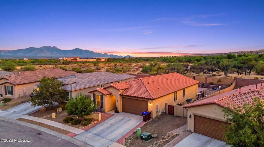 Beautiful gem in Rancho Sahuarita built by Richmond American Homes!
This spacious single story home offers 5 bedrooms and 3 full bathrooms, perfect for growing families or those who love extra space. The open concept layout features an oversized kitchen island, ideal for entertaining and everyday living.
The primary suite includes a double vanity bathroom, providing comfort and functionality. Step outside to enjoy a charming front courtyard and a fully landscaped backyard ready for relaxation.
Located in the highly desirable Rancho Sahuarita community, residents enjoy resort style amenities including a clubhouse, pools, parks, walking trails, fitness center, and more.
A perfect blend of space, comfort, and lifestyle this home has it all!