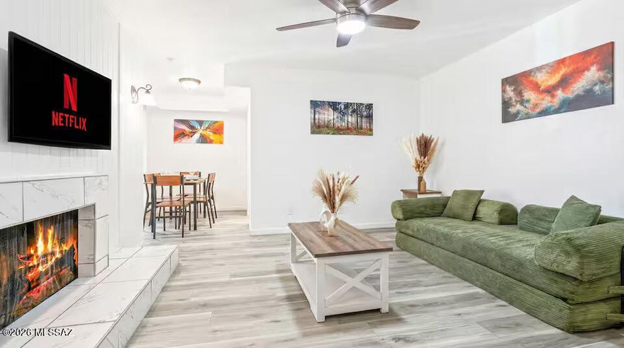 Back on the market with full upgrades throughout.
Every room has been updated with modern finishes.
Consistently rented with a 20-day minimum policy.
Fully furnished--move-in or rental ready.
Seller will entertain offers between $125,000-$135,000.