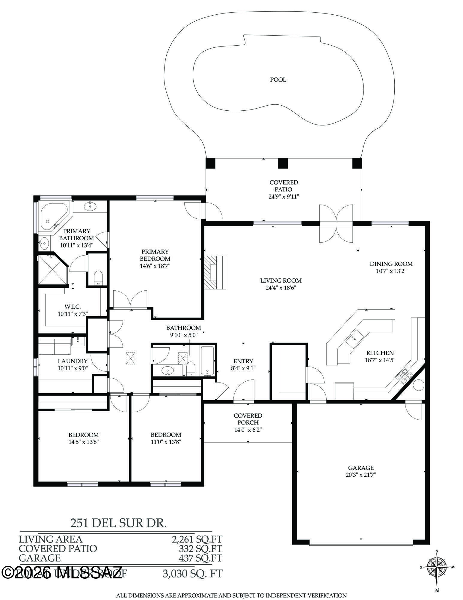 251 N Del Sur Drive