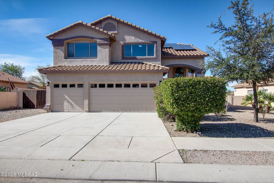 Experience the best of Mountain Village Estate living in this beautifully updated 4-bedroom home.  The open-concept floor plan features soaring vaulted ceilings and stylish luxury plank floors throughout and plush carpet in the bedrooms. 
The custom kitchen showcases Quartz countertops, 40 inch cabinetry, and stainless steel appliances. The spacious living area —ideal for relaxing or entertaining .The primary suite offers a spa-like  walk-in shower, quartz countertops, and a large walk-in closet. Updated lighting and ceiling fans enhance the home's modern appeal.
Step outside to the covered patio complete with sparkling pool.