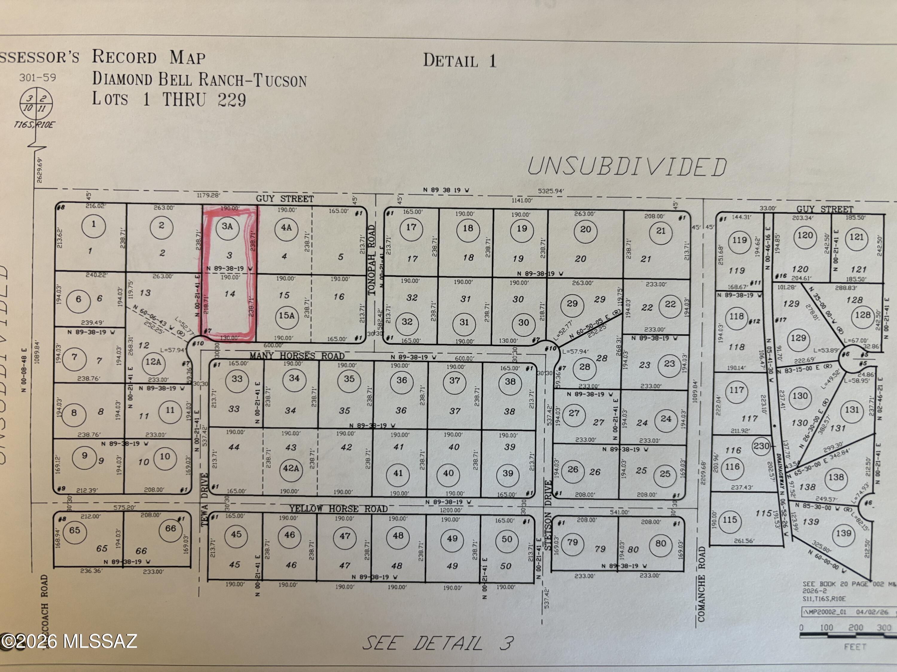 Diamond Bell Ranch - Tucson (1-229) - Land