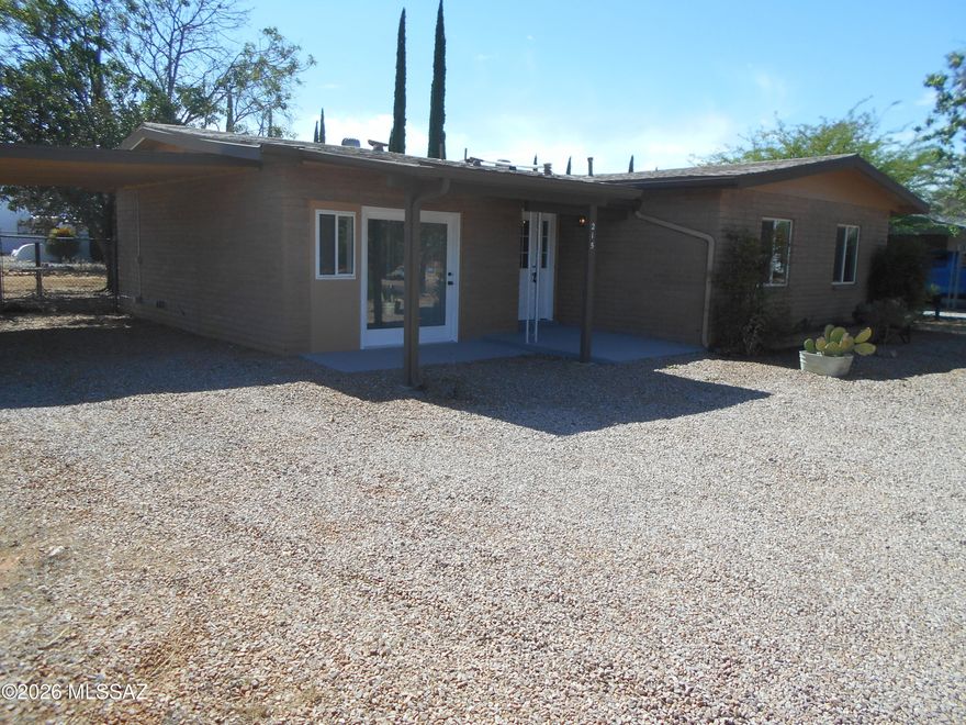 Lovely 3 bed, 2 bath home in Sunsites, that has been completely remodeled and is just like new! All the kitchen appliances are brand new. This home has a 500' sq. recreation room that even has its own mini-split! A really nice fenced in back yard, with 2 different sections for your pets and play time! An empty lot adjacent to the property, gives you the feeling of even more space. This is a great opportunity to own an older home, that feels brand new! This one won't last long!