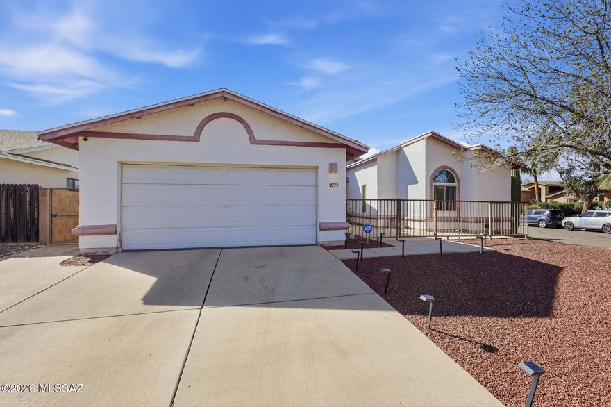 Gorgeous 3 BD 2 BA home located on a corner lot in NW Tucson. This home features an open and airy floor plan with tons of natural light. Large primary bedroom features an ensuite bathroom and walk-in closet with a California Closet system. The  large enclosed Arizona Room is perfect for an office, exercise room, den or play room. On almost a quarter of an acre with tons of space to do whatever you want. Side gate allows you to pull right in to your backyard. Enjoy your mountain views and large porch! Close to shopping, schools and much more!