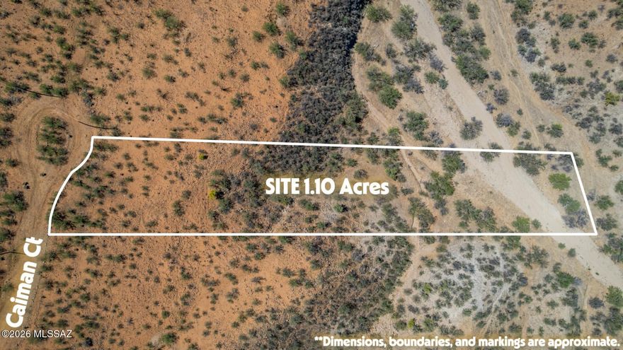 Build your custom dream home on this expansive 1.10-acre lot situated at the end of a quiet cul-de-sac in beautiful Rio Rico! This prime parcel offers sweeping panoramic mountain views and the serene privacy of high-desert living. A major advantage for your build, water and electric are conveniently accessible right at the lot line (buyer to verify all utilities, zoning, and building requirements). Enjoy a fantastic climate, fresh air, and easy access to I-19, historic Tubac, and local amenities. Don't miss this rare opportunity to own a spacious slice of Southern Arizona paradise!