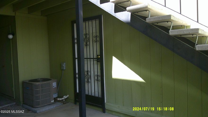 Recently remodeled 1 bed, 1 bath ground floor, corner unit condominium.   Kitchen has granite counters and stainless steel appliances.  No carpeting. Security bars over all openings.  Enclosed patio at back door.  New HVAC and water heater.  Centrally located with access to all amenities including healthcare. This condo shows great and is ready to move into.  Take a look.