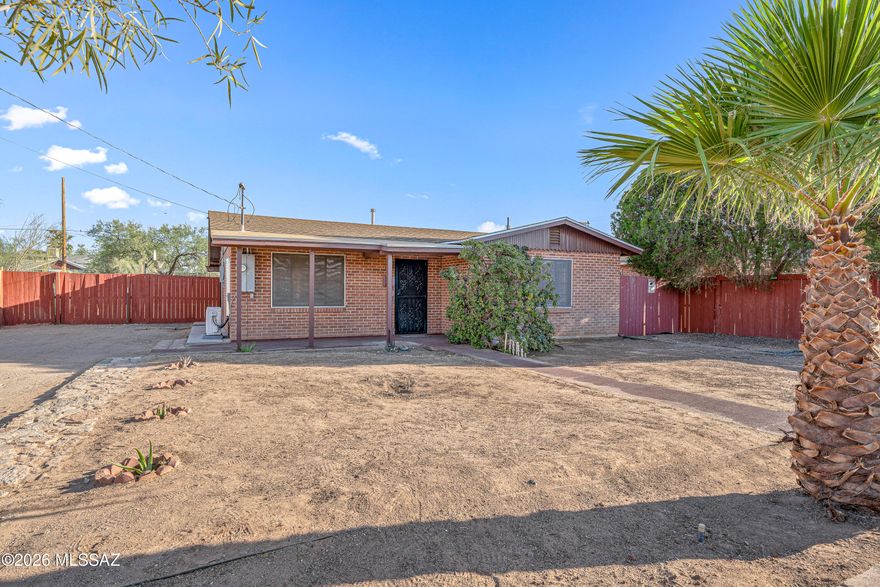 Recently renovated this charming 2-bedroom, 1-bath home sits on an oversized R-2 lot with endless possibilities and NO HOA! Inside, you'll find updates throughout with no carpeting for easy maintenance and modern living.

The renovated kitchen features beautiful new cabinets, Quartz countertops, a new sink & faucet, plus a new dishwasher, gas range, and hood. Major improvements include a new roof, new water heater, and there are 3 mini-split systems to keep the home comfortable all summer long.

Step outside to a spacious backyard with a detached garage - perfect for storing toys, creating a workshop, or extra hobby space plus dog run.  Plenty of space in the driveway for parking vehicles or oversize trucks or even an RV.

A fantastic opportunity with room to grow, invest, or simply