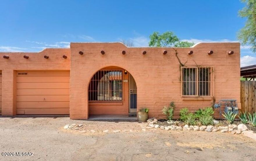 Single story home with two bedrooms and one bathroom.