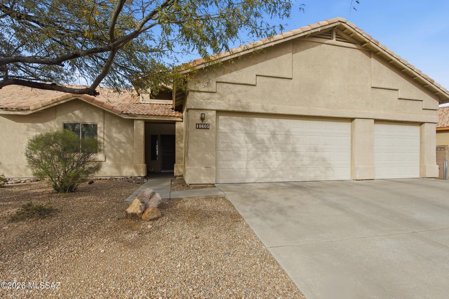 Open floorplan 4 bedrooms with 3 walk-in closets. plus an office area, 2 full baths. Living, dining and kitchen area have vaulted ceilings, nice for entertaining. Large kitchen with Stainless steal appliances, and two pantries  Large back yard with covered patio. Close to shopping and restaurants. Located in highly sought after Vail school district.  Listing agent is related to one of the sellers.