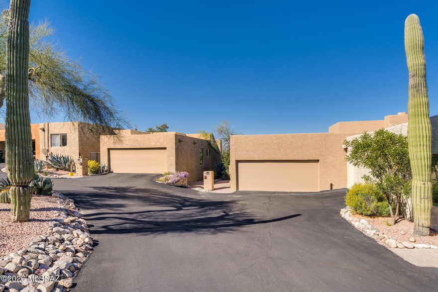 Outstanding price point for this location! Enjoy a classic Tucson lifestyle at its best, situated in the unbeatable location of the Catalina Foothills in an exceptional setting, moments from distinguished schools and premium retail experiences. This meticulously maintained corner lot townhome offers unparalleled comfort, privacy & enjoyment. This home truly captures the essence of an open concept layout & is move in ready! The welcoming great room commands the attention of this home & is perfect for an intimate entertainment space. Abundant natural light floods the interior, while expansive patio doors create a seamless indoor-outdoor connection. The kitchen is well appointed with newer matching Maytag appliances & a dedicated coffee or beverage bar station blends everyday functionality. All the bedrooms are inviting with just the right amount of space for a cozy atmosphere. Off the kitchen is a 4th bedroom or flex space that provides homeowners with flexibility as needs & lifestyles evolve. Upkeep attention to detail by the current owner allows you to have peace of mind with major big ticket items already addressed; hvac system & water heater October 2023 and roof recoat Nov 2024. A charming patio space showcases beautiful surrounding mountain views and lush desert vegetation. Opportunities like this are rare... hurry, make your move today before it's too late!