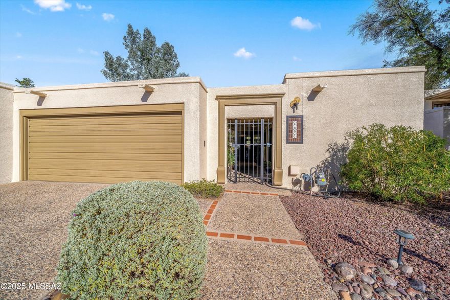 Located in the desirable Dorado Country Club Estates, this charming single-story townhouse features 3 bedrooms and 2 bathrooms with low-maintenance flooring. The elegant formal dining room boasts high ceilings, while the cozy living room centers around a warm fireplace. The kitchen includes a delightful breakfast nook, perfect for casual dining.
The primary bedroom has a spacious walk-in closet and a patio door leading to a covered back patio with trees. The attached primary bathroom offers dual sinks and a luxurious walk-in shower. Additional conveniences include a spacious laundry room and a detached 2-car garage with ample storage.

Enjoy a welcoming front courtyard leading to a lovely foyer. Plus, the community pool, spa, and guest parking are just a short walk away. This home trul