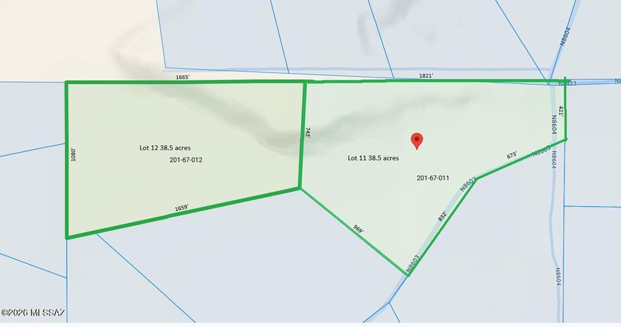 Get away from it all at ~6000' elevation in Last Mesa Ranch in the White Mountains. 77 acres (2 38.5 acre parcels) of wide open space where you can bring your toys for weekend fun, or build your private off grid mountain retreat. Massive garage/shop('10,000sq ft) and a registered private well already in place.  Interesting property with north part on a mesa with views for miles. Seasonal wash on easterly portion. 
No HOA. No neighbors.  No noise. No limits.  
GPS coordinates: 34.472380°, -109.805338°