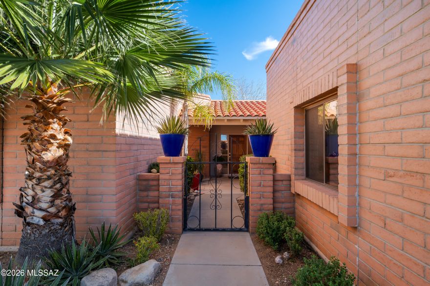Step into this unique Mazatlán floorplan, offering an impressive 2,338 sq. ft. of comfortable, flexible living. Tucked into a cul-de-sac, the home sits on a large lot with room to design the outdoor retreat you've always imagined. Inside, the layout delivers generous room sizes and an easy natural flow. The kitchen anchors the home, with a central island and abundant counter space-perfect for everyday cooking or hosting lively gatherings. With 3 versatile bedrooms, you'll have options for a guest room, den, or hobby space. The spacious primary suite easily accommodates large furniture pieces. From the patio, the north-facing back yard opens to wide, unobstructed views, creating a peaceful backdrop for morning coffee or evening relaxation. This home is ready to become your personal haven.