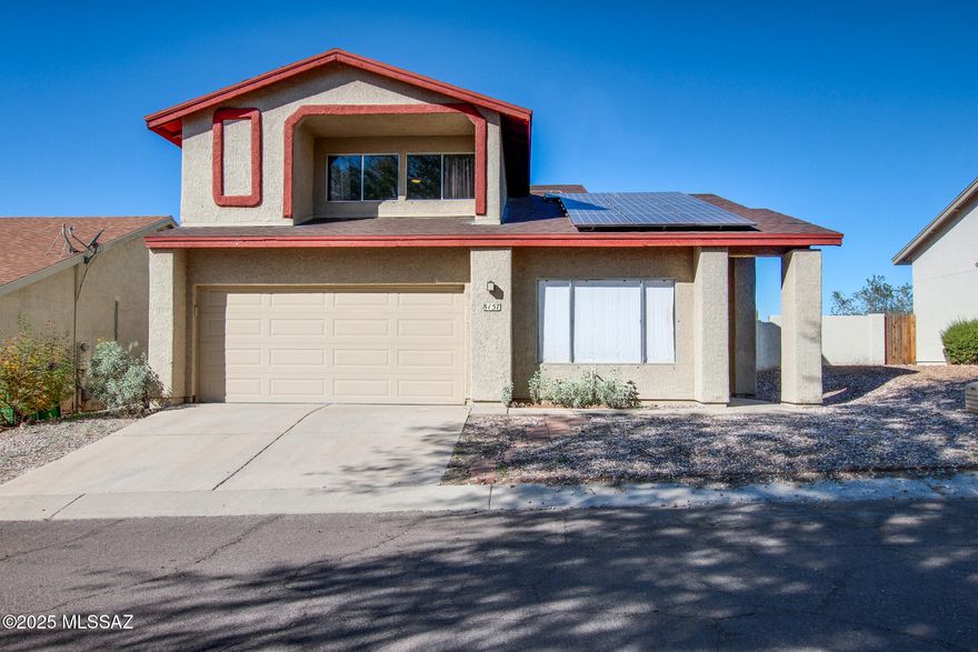 This inviting home offers comfortable desert living in a quiet, established neighborhood with convenient access to shopping, dining, parks & major roadways. Thoughtfully designed living spaces provide a welcoming atmosphere, ideal for both everyday living & entertaining.  The home features a bright, open layout with abundant natural light, neutral finishes, a seamless flow between living, dining & kitchen areas. Spacious bedrooms offer privacy & comfort, while the backyard provides the perfect setting to relax, entertain, or enjoy Tucson's beautiful sunsets.  With low-maintenance desert landscaping & location close to schools, walking paths &  outdoor recreation, this home blends comfort, convenience &  Southwest charm. A wonderful opportunity to enjoy the Tucson lifestyle—don't miss it!