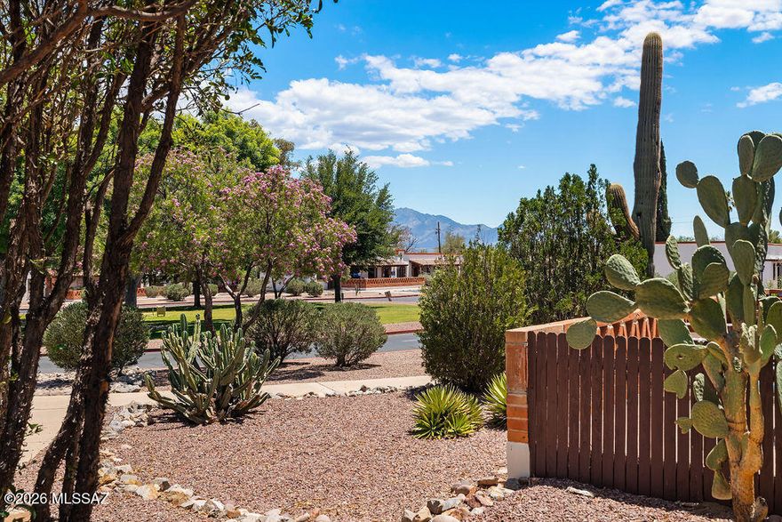 Mountain views from the front patio and the rare advantage of GVR available yet not required set this fully furnished Villas East villa apart. Located in a tranquil setting, this one-bedroom unit offers abundant kitchen cabinetry, a full-size gas range, and neutral tile flooring in the kitchen, living area, and bath for easy maintenance. The HOA adds exceptional value by covering HVAC, roof, water, sewer, trash, pest control, and more. With an on-site pool and a central Green Valley location, this villa is ideal as a full-time residence, seasonal retreat, or easy lock-and-leave getaway.