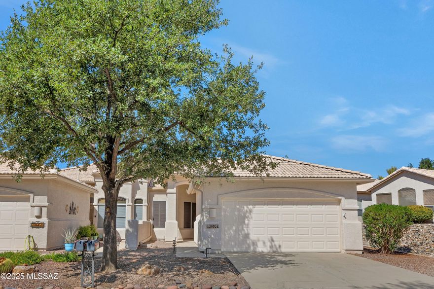 Updated San Remo with Nature & Golf Course Views. Great Room with Dining Area & Slider to Patio. Kitchen has Quartz Counters, Stainless Steel Appliances, 5 Burner Gas Range, Pantry & Custom Cabinets with Soft Close Doors & Drawers. Dry Bar Area to enjoy. Owner's Suite has Bathroom with Quartz Counter, Tiled Walk-in Shower & 2 Walk-in Closets. Guest Bedroom with French Doors & Closet. Guest Bathroom near by. Travertine Flooring in main areas & Plantation Shutters. Laundry Room has W/D & Cabinets. 2020 Exterior Painted & 2023 Roof Underlayment Replaced. 2 Car Garage with 2022 W/H, 2022 HVAC & Hanging Racks. Screen Covered Patio for Indoor/Outdoor Living with extended Paver Patio. HOA Two Villa Assoc. responsible for maintaining Landscaping, Irrigation, Pest/Termite, & Roof! Welcome Home!