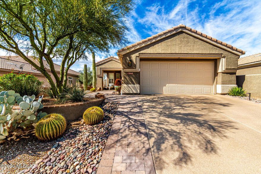 Experience uncompromising quality in this meticulously maintained, move-in ready home situated directly on the 2nd fairway. This 2-bedroom, 2-bath residence is flooded with natural light thanks to high ceilings and fresh interior paint. Key upgrades include a brand-new HVAC system (A/C and furnace), a new Iron front door, and 2 custom bath vanities and many more upgrades. Whether you're a golfer or simply seeking a serene retreat, this pristine 2-bedroom home with an extended garage is ready for its next owner. Gated 55+ active adult community with amenities galore. The home is an extended keystone floorplan.  Epoxy Garage floor and driveway  with paved extension. Furnishings negotiable on separate bill of sale.