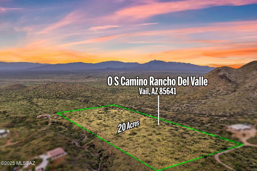 SELLER CARRYBACK OPTION AVAILABLE. 20 Acres in Corona de Tucson! Escape city life and embrace endless possibilities with this expansive 20-acre parcel nestled near the stunning Santa Rita Mountains. Property Highlights: - Seller Incentives: Financing available with 50% down; survey costs covered for qualified buyers of 10 acres. - Build Your Vision: Perfect for a dream home, family retreat, or investment, with the option to subdivide into four parcels. - Privacy Assured: Backs onto state land with shared fence line and gate access, ensuring unobstructed views. - Accessible Location: Paved road leads to a well-maintained dirt road with a road maintenance agreement. - Infrastructure Ready: Electricity at the lot line; water trucking available for $30/month or dig a well.