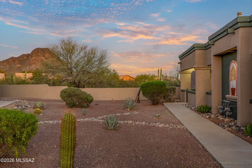CHEERFUL townhome in the well-maintained Kinney Village located at the base of the Tucson Mountain Range & just outside the entrance to the Saguaro National Park-West! Perfect for active adults w/biking & nature trails just outside its doors! This home is positioned on the SE corner and offers unobstructed desert and mountain views, has vaulted ceilings, 2-beds 2-baths, Arizona room, den & great room w/dining area & large kitchen! The Arizona room could be enjoyed as extra living space, or function as storage for bikes & other toys! The den has French doors for privacy & would be a perfect home office, extra guest room, art studio. etc.  An easy drive to I-10 makes this perfect for commuters! Fresh & clean, this home is ready for its new owner! We hope that will be you!