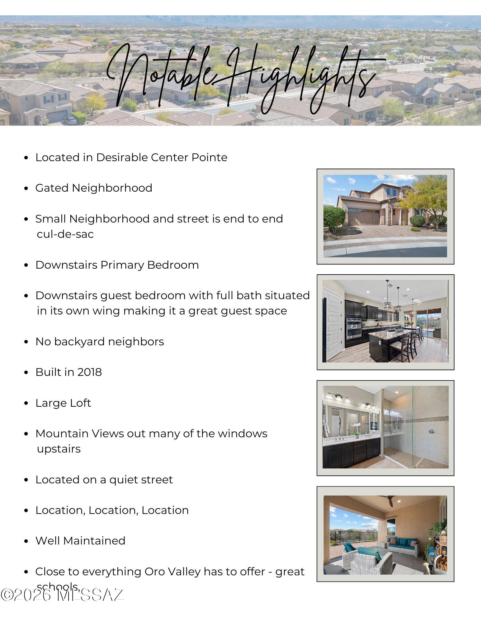 Maracay At Vistoso Block 3 - Residential