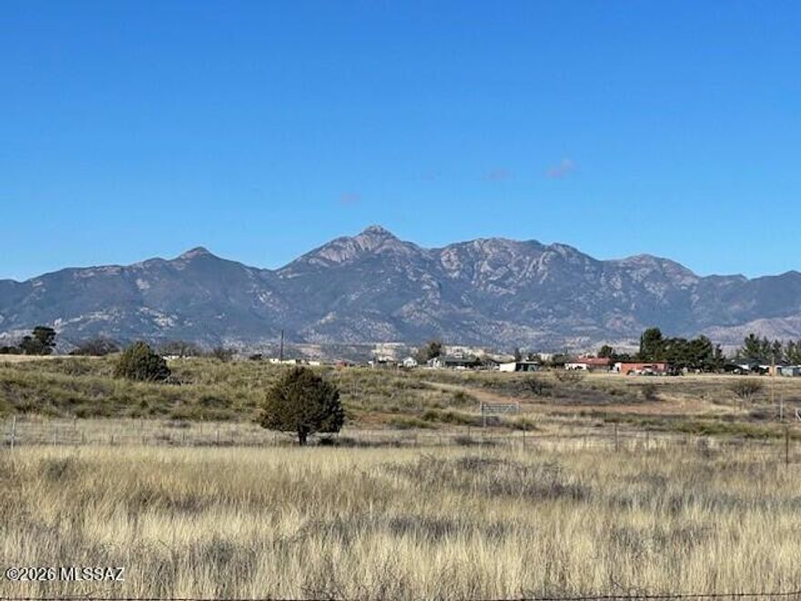 Los Encinos Rd. is a great location near town center, on a paved road. This property is fenced and gated, has great building sites and amazing views of the Santa Rita Mountains! The wildlife in this area is abundant and beautiful! Approx 5,000 elevation makes for mild seasons. Easy ride to National Forest and State Lands to enjoy outdoor activities. Ready to build your dream home? Come see this rare land opportunity!