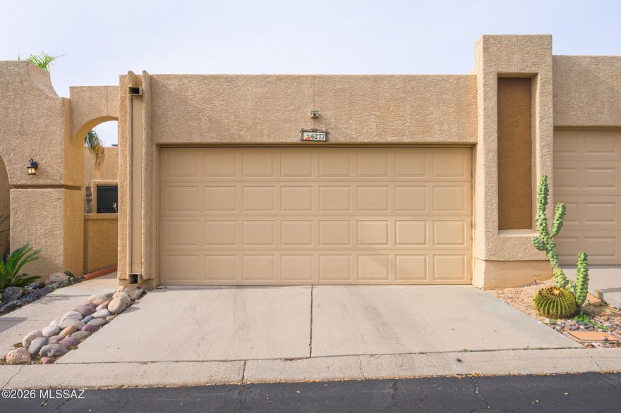 RANGE PRICE: $260,000-$280,000. Welcome to this gorgeous 2 bedroom and 2 bathroom townhome ideally located in the heart of Tucson. Enjoy Arizona living at its finest, with easy and convenient access to shopping, restaurants, hiking, golf courses, and more. Inside you'll find luxury vinyl plank flooring and brand-new carpet installed November 2025. This home also features a beautifully updated kitchen, built-in entertainment center, ceiling fans, a security door, and a stunning low-maintenance backyard. You will also love all of the great natural lighting! The layout is functional, inviting, and perfect for everyday living or hosting guests. This home has been a successful Airbnb and most personal items could potentially convey with the right offer; making this a turnkey opportunity for an investor or an easy move-in option for a full time resident. The community offers fantastic amenities including a heated pool, spa, and fitness center- enhancing the lifestyle and/or rental appeal of the property. Whether you're looking for a proven investment property or a low-maintenance forever home, this one checks all the boxes. Schedule your showing today! Homes like this don't come around often.