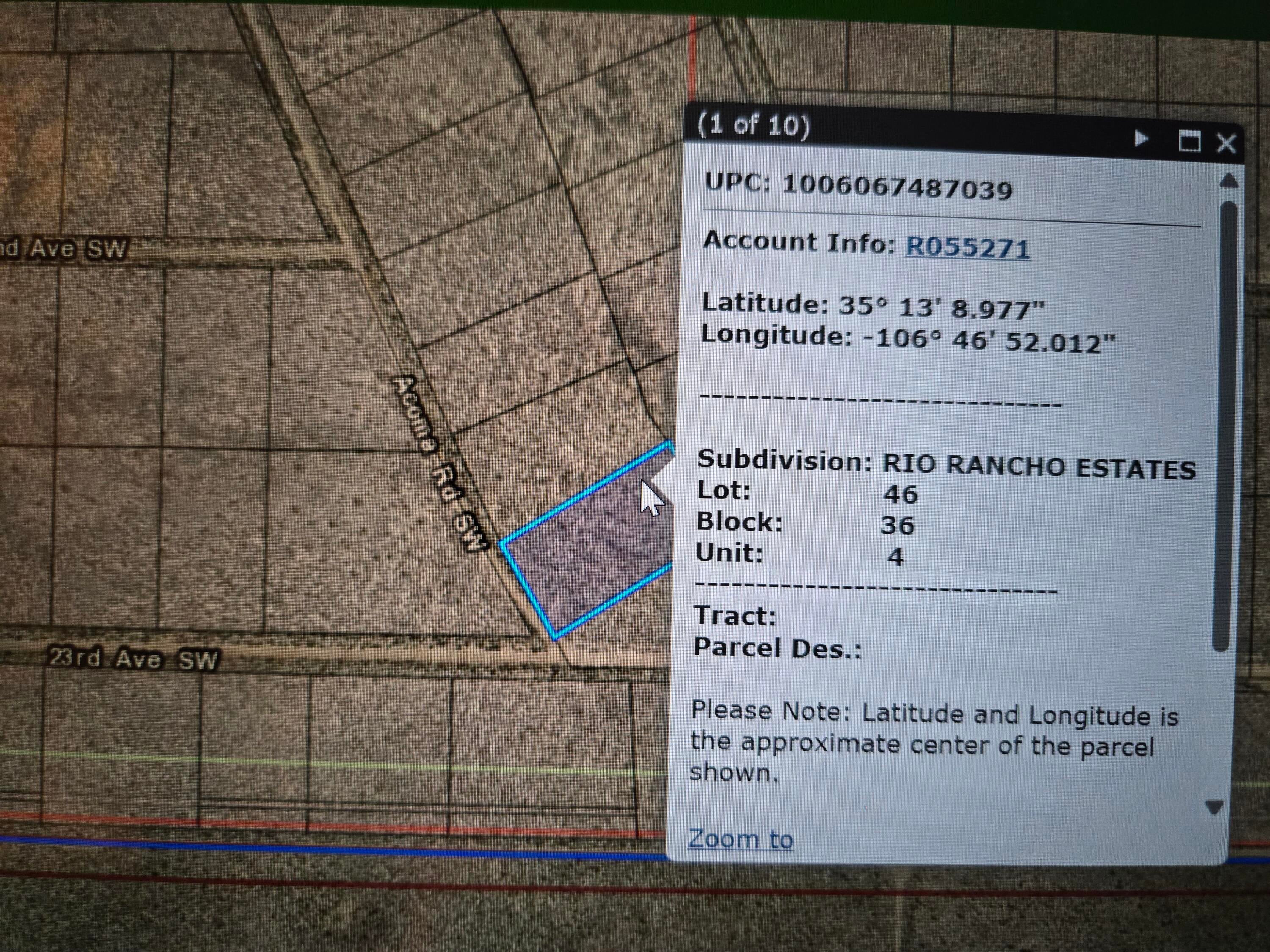 0 Acoma Blk 36 Lot 46 Unit 4