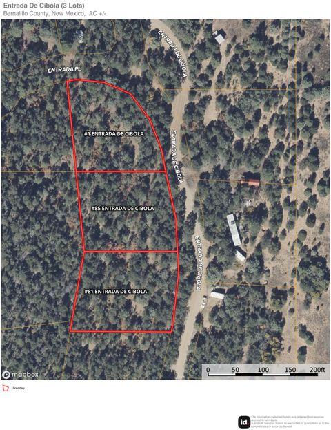 Vacant Land For Sale - 1-85-81 Entrada De Cibola<br/> Bernalillo County, Tijeras, NM 87059