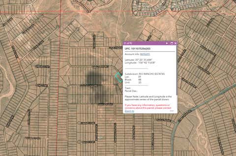 Vacant Land For Sale - Block: 48 Lot: 39 Unit: 25<br/> Rio Rancho, NM 87144