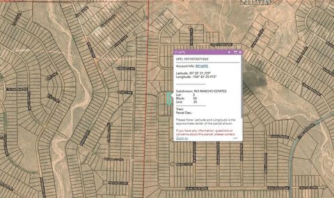 Vacant Land For Sale - Lots 2&3, B50, U25 Calicut Loop<br/> Sandoval County, Rio Rancho, NM 87144