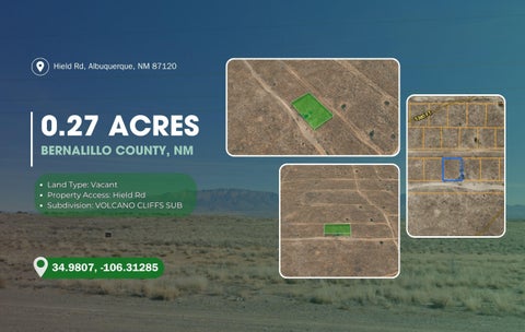 Vacant Land For Sale - Hielo Road<br/> Albuquerque, NM 87120