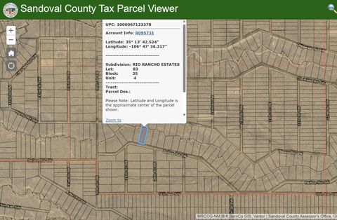 Balboa Road SW Rio Rancho NM 87124