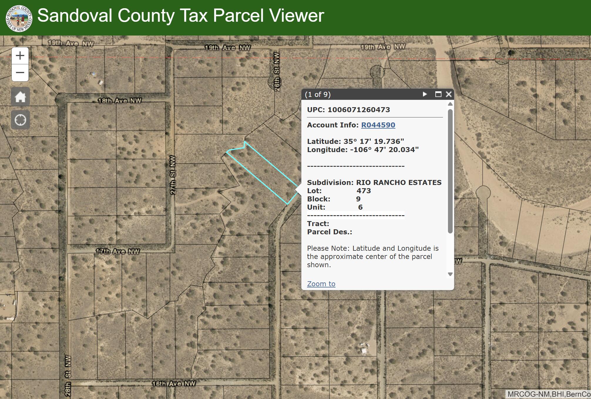 Photo 1 of 1 — Ebano Road NW, Rio Rancho, NM 87144