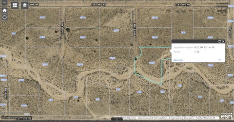 Vacant Land For Sale - 2202 8th Street<br/> Sandoval County, Rio Rancho, NM 87144
