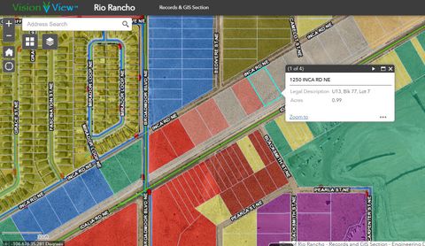 Vacant Land For Sale - 1250 Inca Road<br/> Rio Rancho, NM 87144