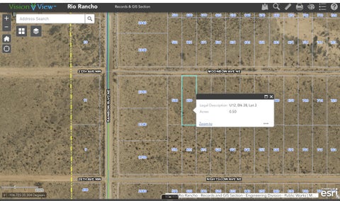Vacant Land For Sale - 600 Moonbow Avenue<br/> Sandoval County, Rio Rancho, NM 87144