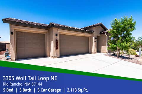 Homes For Sale - 3305 Wolf Tail Loop<br/> Rio Rancho, NM 87144