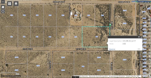 Vacant Land For Sale - 861 21st Avenue<br/> Sandoval County, Rio Rancho, NM 87144