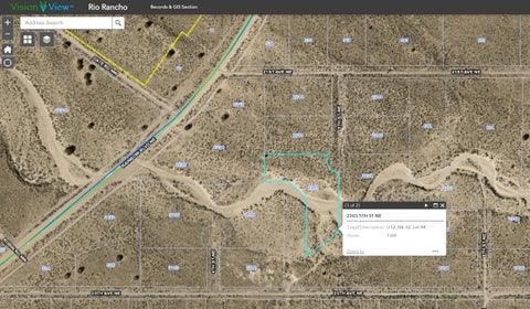 Vacant Land For Sale - 2203 5th Street<br/> Sandoval County, Rio Rancho, NM 87144