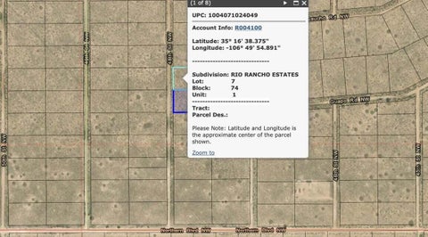 Vacant Land For Sale - 48th Street<br/> Rio Rancho, NM 87144