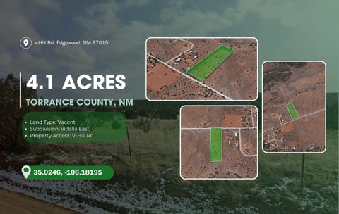 Vacant Land For Sale - V-hill- Lot 12a Road<br/> Torrance County, Edgewood, NM 87015