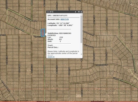 Vacant Land For Sale - Garza Road<br/> Rio Rancho, NM 87144
