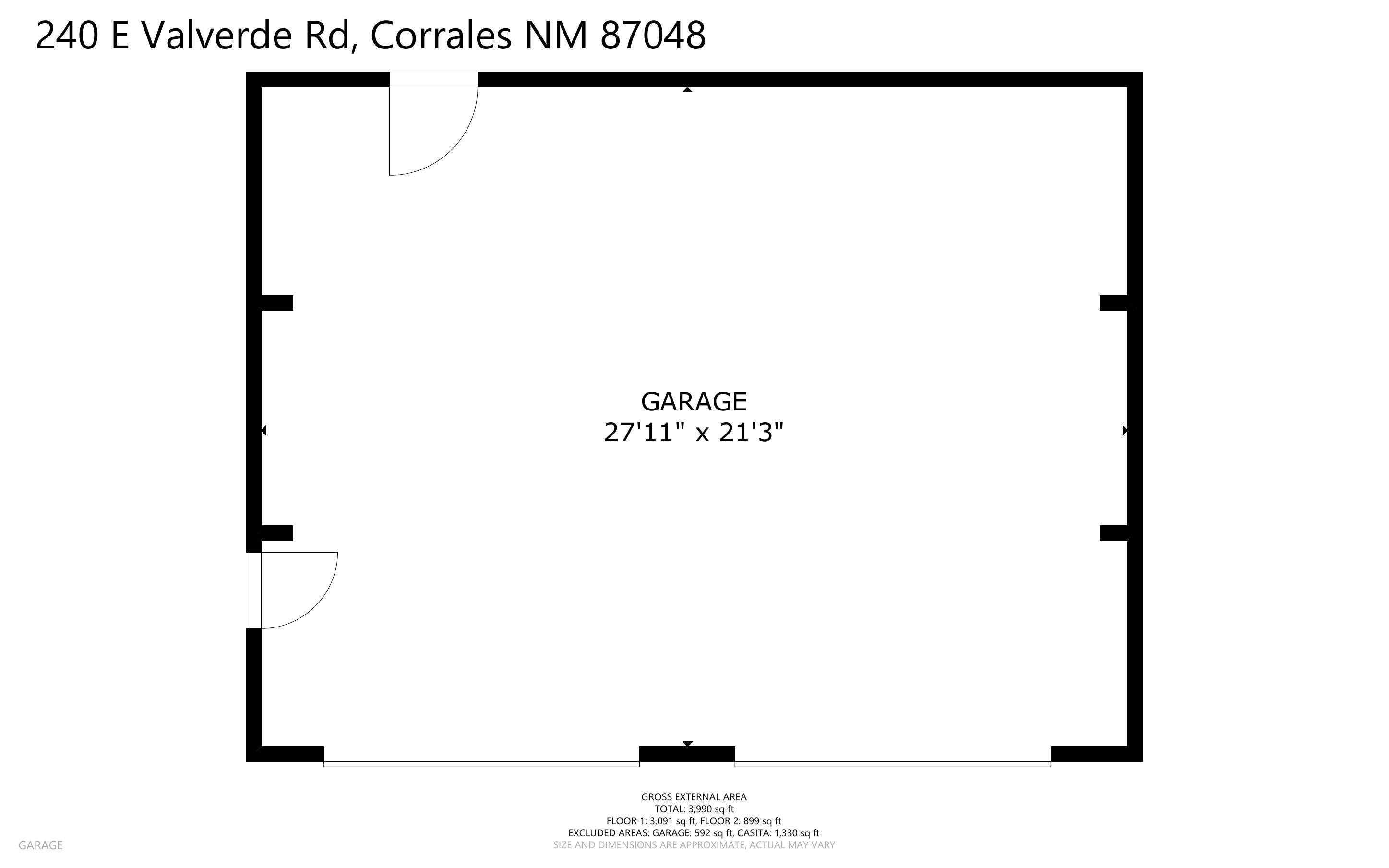 240 E Valverde Road, Corrales, New Mexico image 43