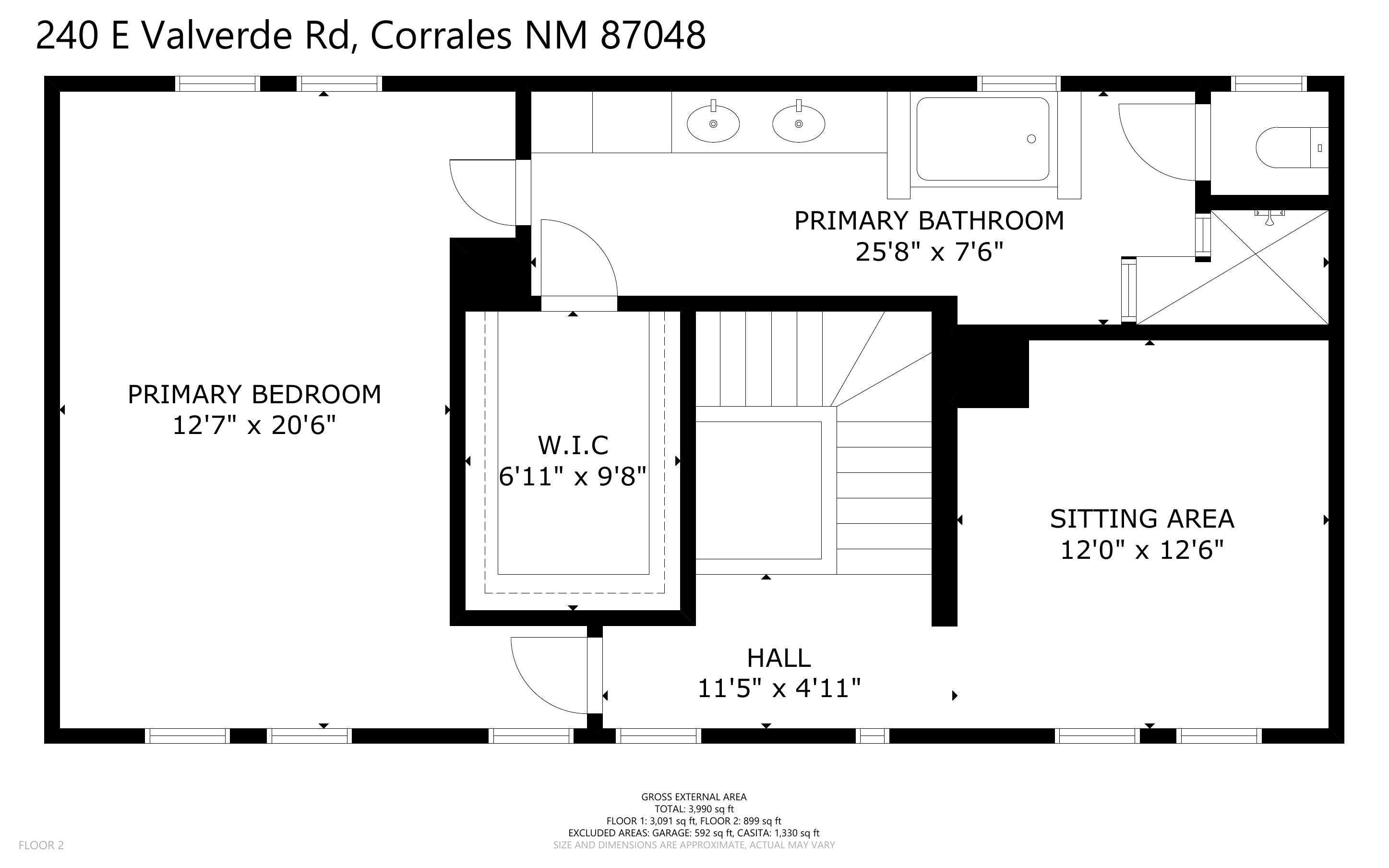 240 E Valverde Road, Corrales, New Mexico image 42