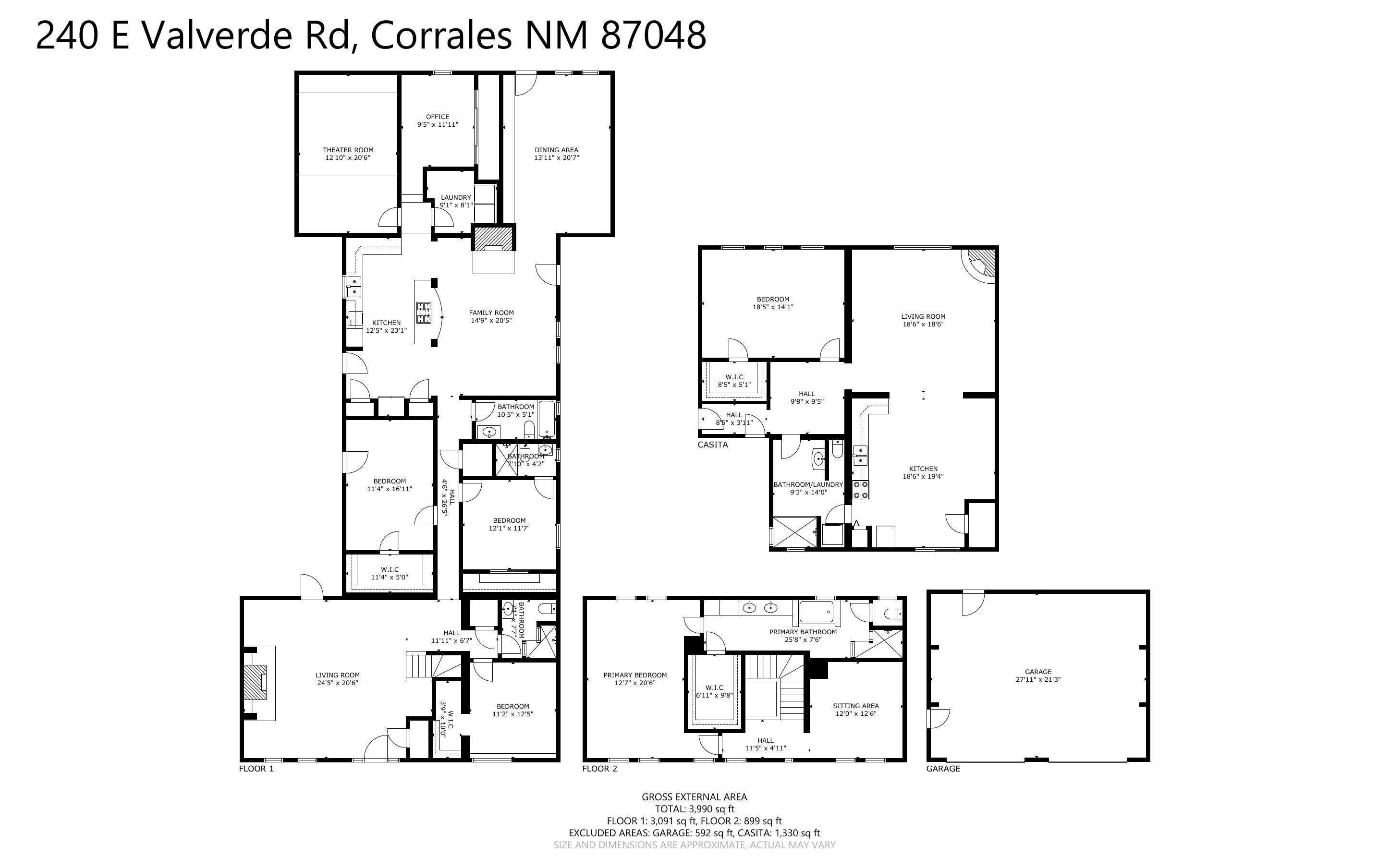 240 E Valverde Road, Corrales, New Mexico image 41