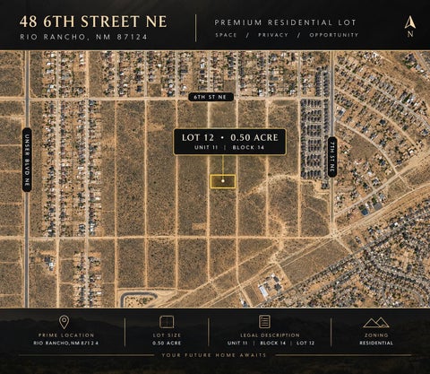 Vacant Land For Sale - 48 6th     (u11b14l12) Street<br/> Rio Rancho, NM 87124