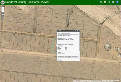 Vacant Land For Sale - 4616 Cayenne Road<br/> Sandoval County, Rio Rancho, NM 87144